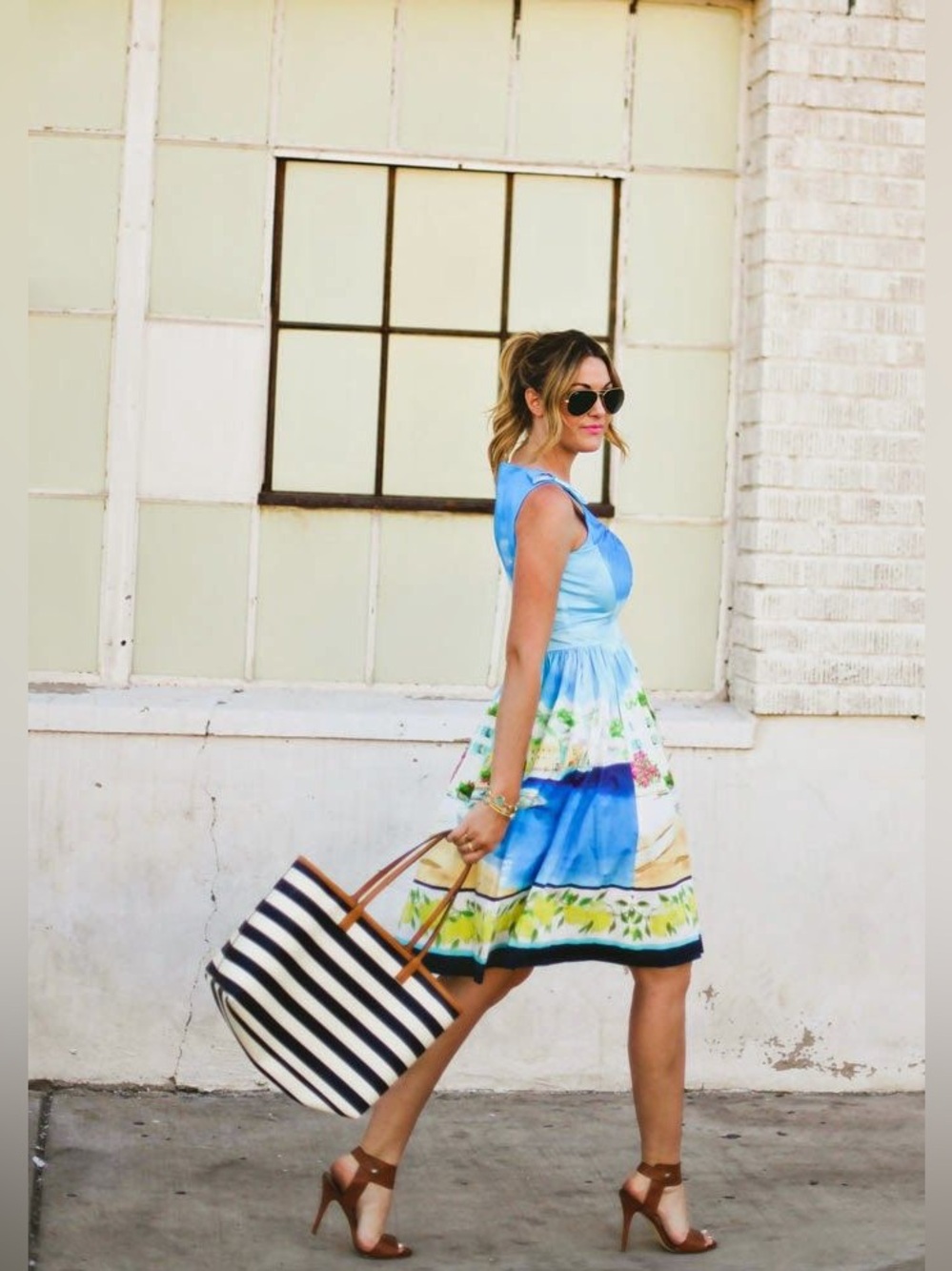 Kate Spade Elza Eliza Lemon Capri watercolor Dress Sz 00 $445